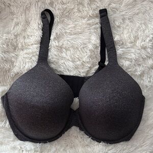 🌚 Abrielle Everyday Full Coverage Bra. 40DDD. Charcoal gray. Excellent.